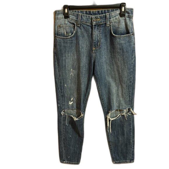 Carmar Paint-Splatter Distressed Jeans Size‎ 25 - Picture 1 of 16